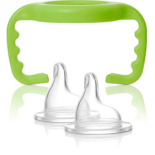 Baby Bottle Conversion Kit | Sippy Transition, Green