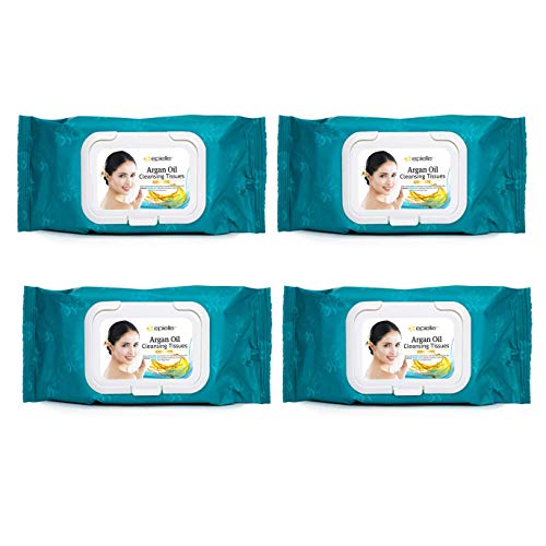 Makeup Remover Wipes | Gentle Cleansing, 60 Sheets per Pack, 4 Pack