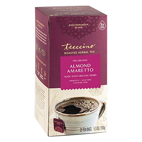 Herbal Tea | Almond Amaretto, Caffeine Free, 25 Tea Bags