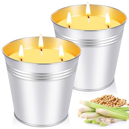 Citronella Candle | 28oz Natural Soy Wax, Long Lasting Burn Time