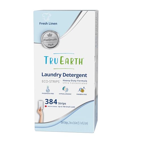 Laundry Detergent Sheets | Fresh Linen Scent, Up to 768 Loads (384 Sheets)