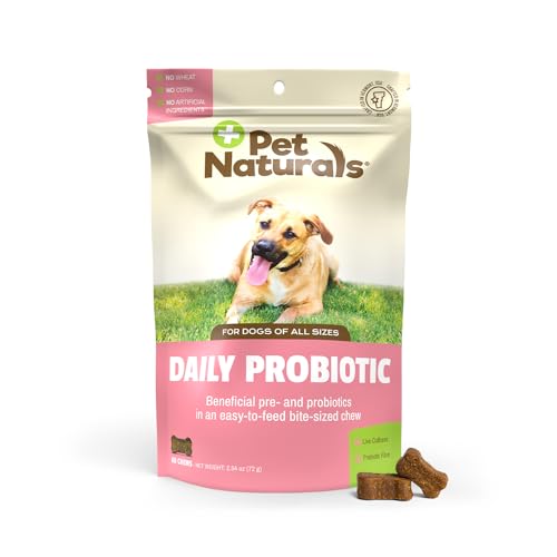 Dog Probiotic Chews | 60 Count, Duck Flavor, Digestive & Immune Support