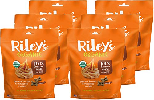 Dog Treats | Peanut Butter & Molasses, 6 Pack, 5 oz