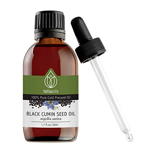 Black Seed Cumin Oil | 100% Pure, Cold Pressed, Rich in Omega-3 & Omega-6