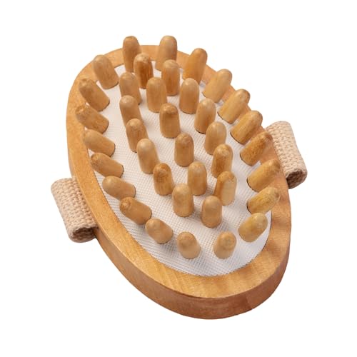 Cellulite Hand Brush | Natural Wooden, Effective Remover and Massager for Smooth Skin