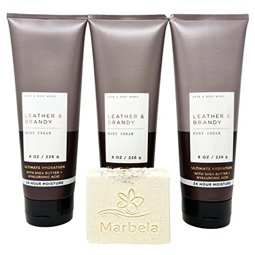 Body Care Gift Set | Includes 3 Body Creams, 4 oz Artisan Bar Soap