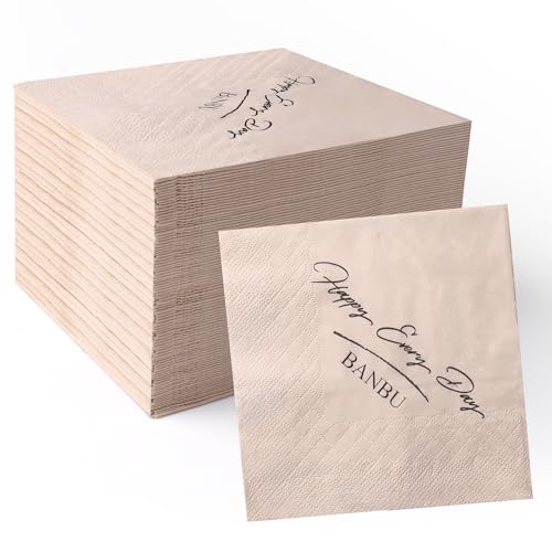 Paper Napkins | 200 Pack, 3-Ply, 5.51"x5.51", Disposable for Parties and Events