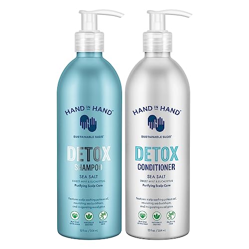 Shampoo & Conditioner Bundle | Sweet Mint & Eucalyptus, 12 Fl. Oz, Sulfate & Paraben Free