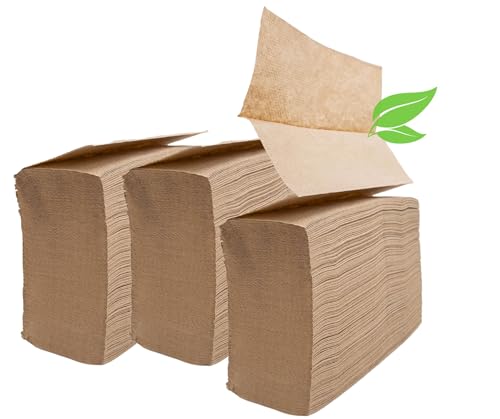 Paper Towels | 1000 Count, 100% Post-Consumer Waste, All-Natural Recycled