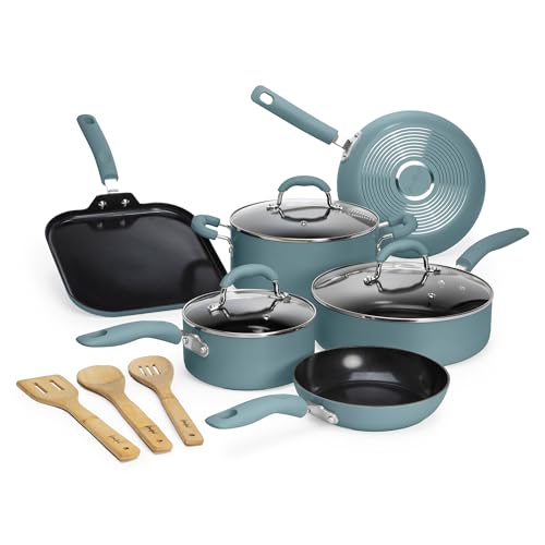 12-Piece Cookware Collection | High-Quality Ceramic Coating, Safe for Dishwasher