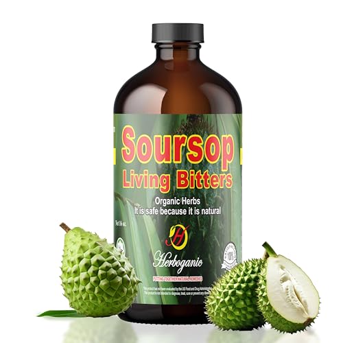 Soursop Bitters Liquid | Natural Wellness Support, 16 oz