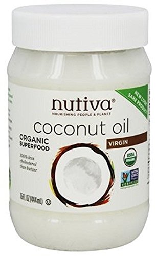 Coconut Oil | Cold-Pressed, Unrefined, 15 Fl Oz, Pack of 2