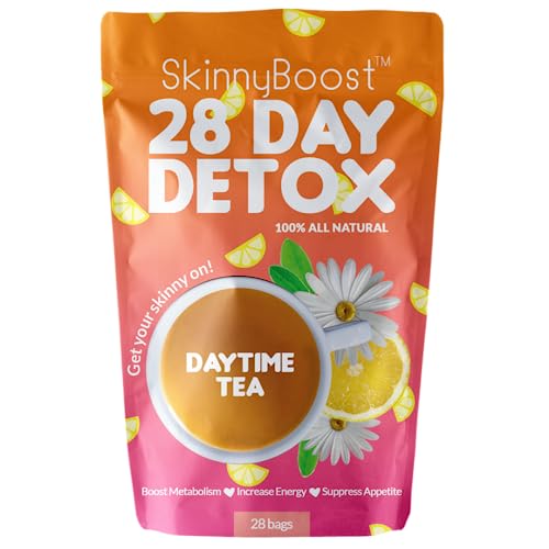 Detox Tea | 28 Tea Bags, Supports Metabolism, All Natural, Vegan