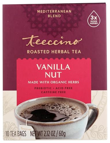 Herbal Tea | Vanilla Nut Flavor, Caffeine Free, 10 Tea Bags