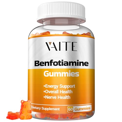 Benfotiamine Gummies | Essential Vitamin B1 Complex, Non-GMO, Vegan, Gluten-Free