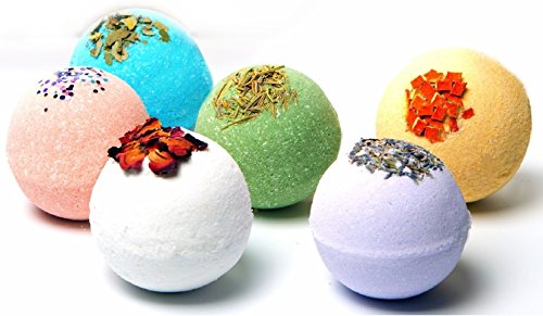 Bath Bombs Gift Set | Organic, All Natural, with Dead Sea & Epsom Salts