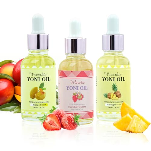 Yoni Oil | 3 Pack, 100% Natural, pH Balanced, Intimate Care (1 fl oz each)