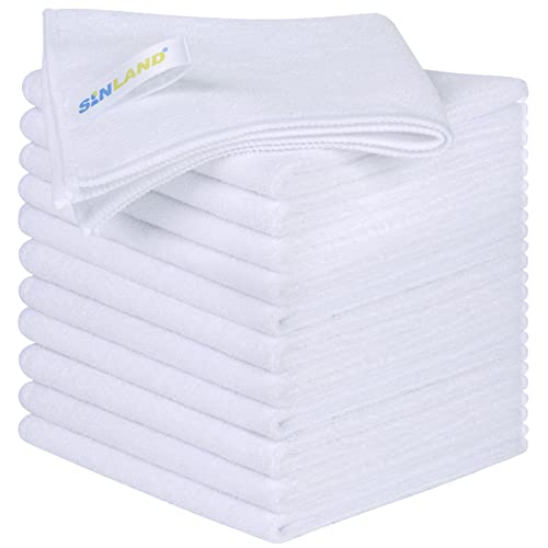 Microfiber Cleaning Cloths | Absorbent, 12 Pack, 12x12 Inches, No Streak