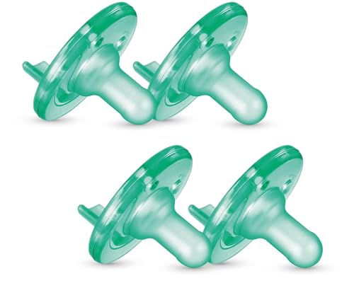 Baby Pacifier | 0-3 Months, 4 Pack, Green