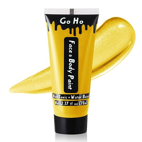 Body Paint | Washable, Metallic Gold, 2.37 oz