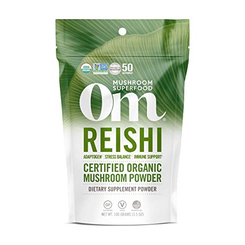 Mushroom Powder | Organic Reishi, 3.5 oz, 50 Servings, Adaptogen, Immune Support