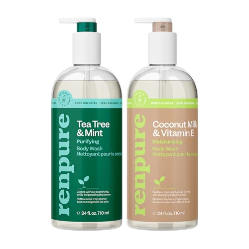 Body Wash | Invigorating Cleanser, Natural Tea Tree & Coconut, 16 oz