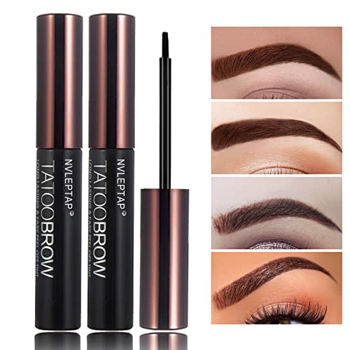 Eyebrow Gel | Long Lasting, Waterproof, 2 Pack - Brown