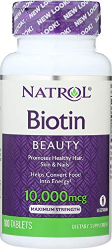 Biotin Supplement | 10000 Mcg, 100 Tablets