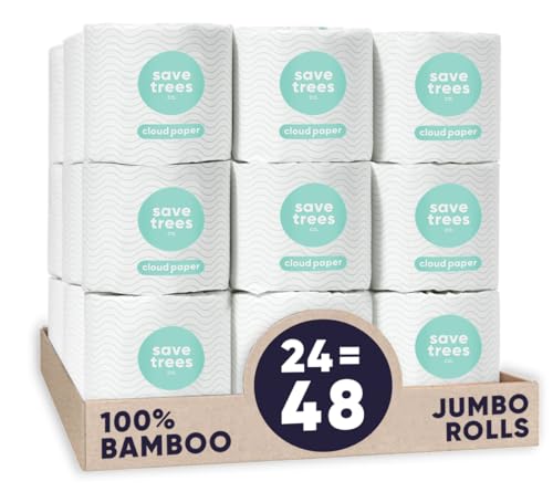 Toilet Paper | 24 Rolls, 3-Ply, Septic Safe, Organic