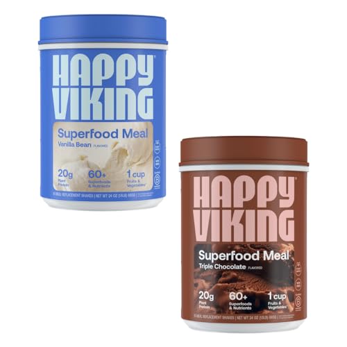 Protein Powder | Vanilla & Chocolate, 20g Protein, 2 Canisters (24 oz. Each)