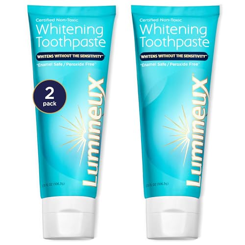 Toothpaste | 2 Pack, Peroxide Free, Enamel Safe, 3.75 Oz