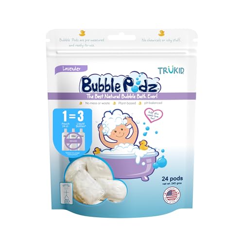 Bubble Bath Pods | Gentle Formula, 24 Count, Lavender Scent