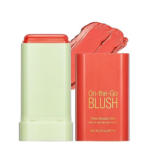 Blush Stick | 2-in-1 Cheek and Lip Tint, Waterproof, Coral Orange