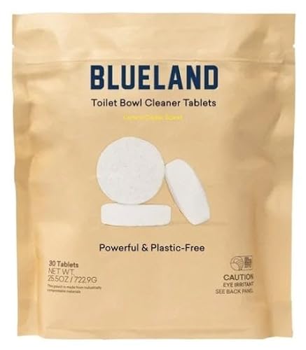 BLUELAND Toilet Bowl Cleaner Refills - Lemon Cedar - 30 tablets