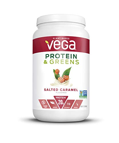 Protein Powder | Salted Caramel, 20g Plant Based Protein, 1.7 lbs (25 Servings)