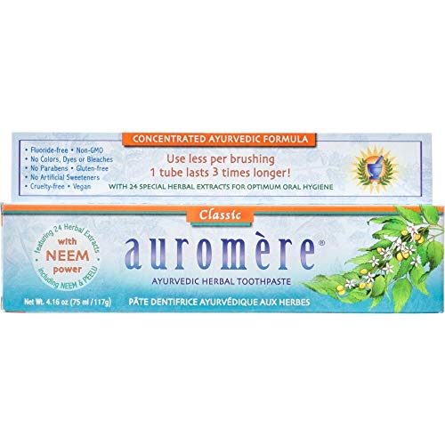 Toothpaste | Classic Licorice Flavor, 6 Pack, Non-GMO, Fluoride Free