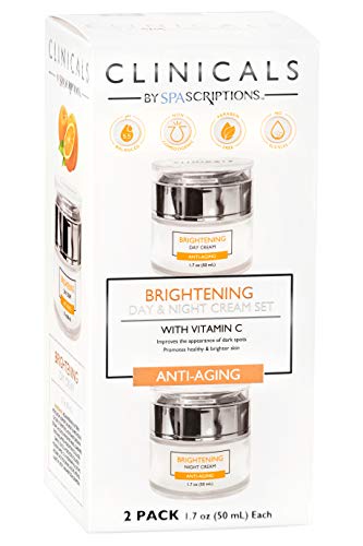 Day & Night Cream Set | Brightening Vitamin C, 2 Pack (1.7oz)