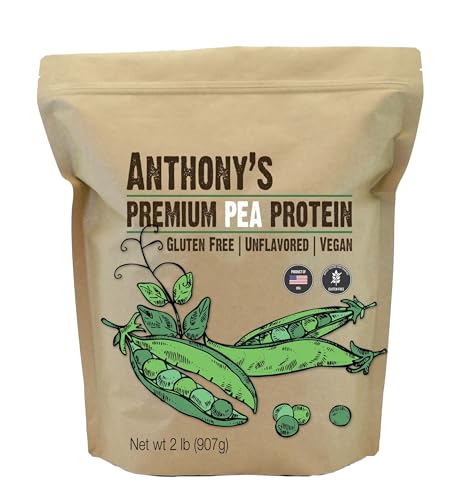 Pea Protein Powder | 2 lb, Plant Based, Gluten Free, Unflavored, Vegan, Keto Friendly