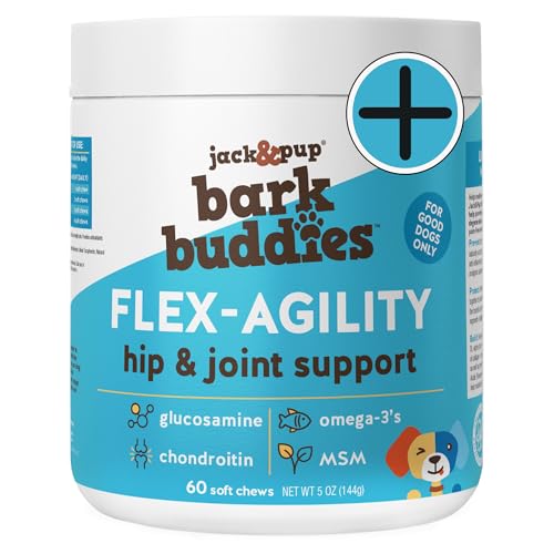 Dog Treat Bundle | Half Pig Ears (18 Count), Flex-Agility Joint Support (60 Chews)