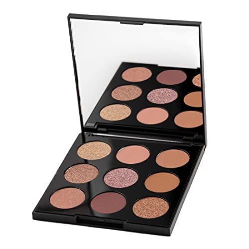 Eyeshadow Palette | 9 Count, Talc-Free, High Pigment, Matte & Shimmer Finishes