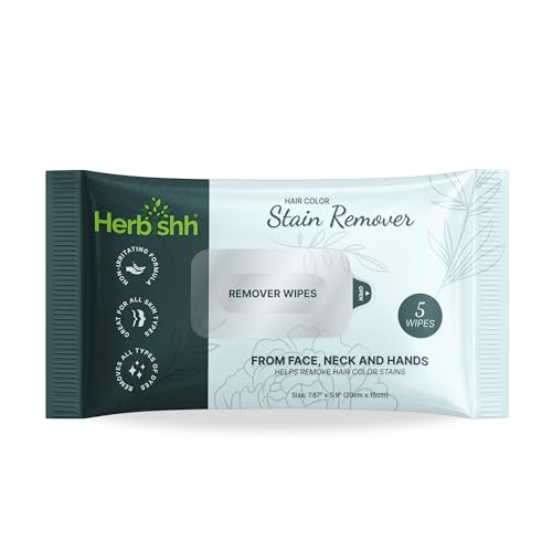 Hair Color Remover Wipes | Gentle Formula, Travel Pack of 5