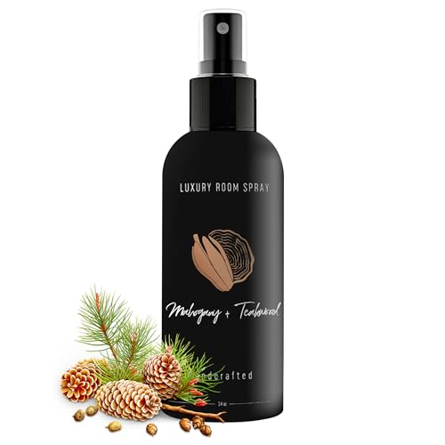 Air Freshener | Mahogany Teakwood, 3.4 oz, Long Lasting Odor Eliminator