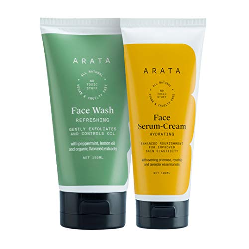 Face Care Set | Anti-Aging Serum & Wash, All-Natural, Cruelty-Free