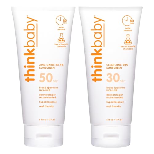 Baby Sunscreen | SPF 50+, 6 oz, Water Resistant, Broad Spectrum UVA/UVB Protection