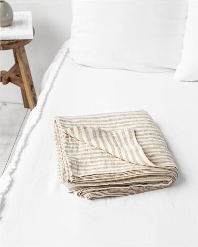 Flat Sheet | King Size, 100% Flax Linen, Breathable and Cooling