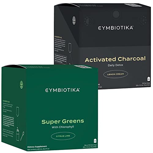 Liquid Supplement | Super Greens & Activated Charcoal, Digestive Health Support, Energy Boost