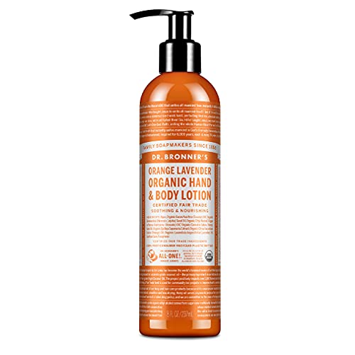 Body Lotion | Orange Lavender, 8 oz, Certified Organic, Vegan