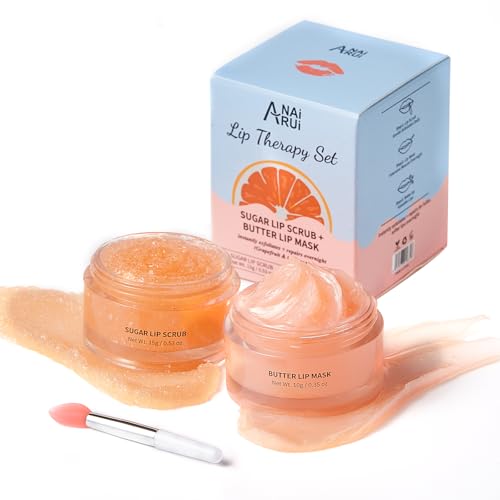 Lip Care Set | Hydrating Mask & Exfoliating Scrub, Vegan, Non-Sticky