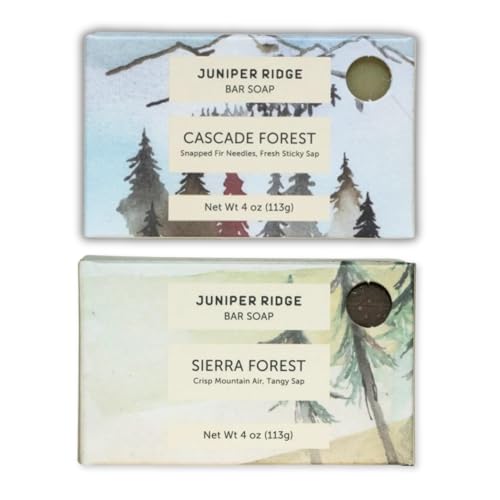 Bar Soap Set | Cascade Forest & Sierra Forest, 4 oz Each