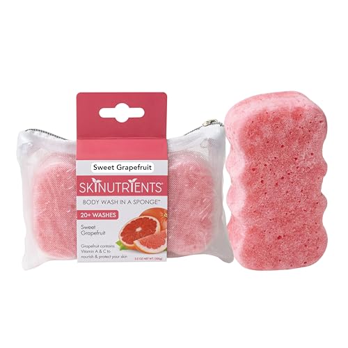 Body Wash Sponge | Sweet Grapefruit, 20+ Washes